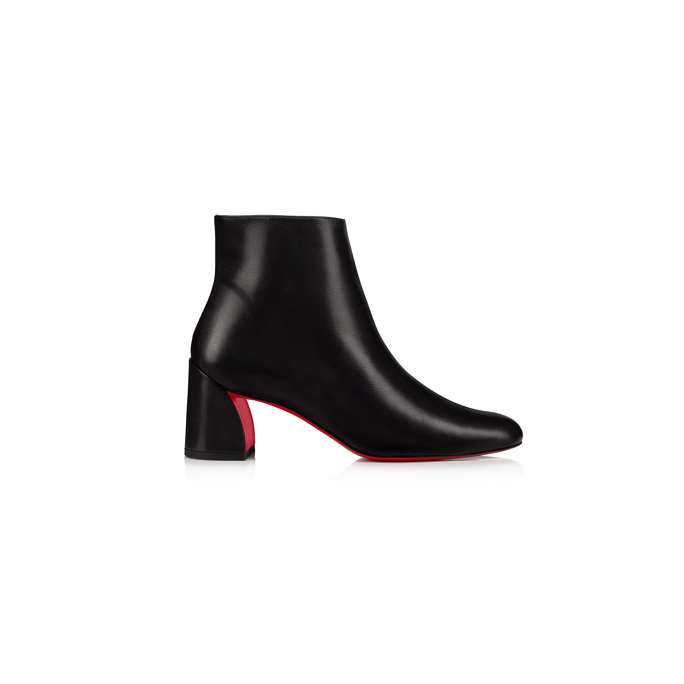 CHRISTIAN LOUBOUTIN TURELA 55 MM LOW BOOTS-CALF LEATHER-BLACK-WOMEN 1200607BK01